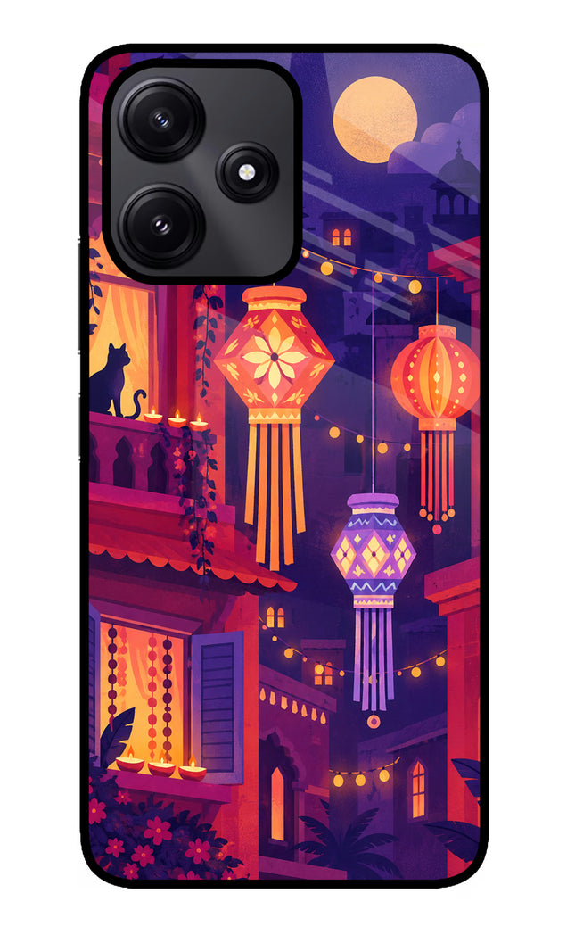 Lantern Lane Redmi 12 5G Glass Case