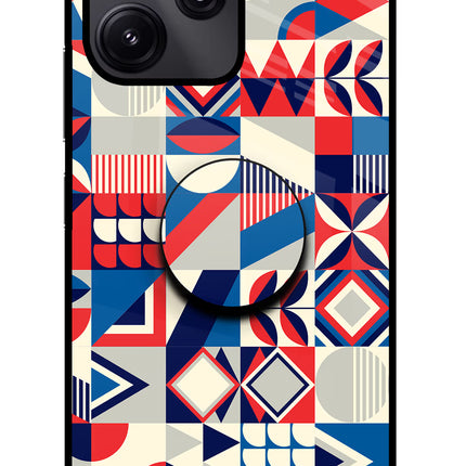 Colorful Pattern Redmi 12 5G Pop Case by Casekaro