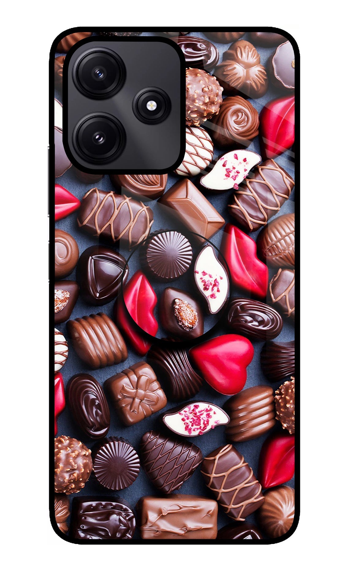 Chocolates Redmi 12 5G Glass Case