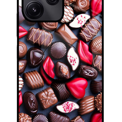 Chocolates Redmi 12 5G Pop Case by Casekaro