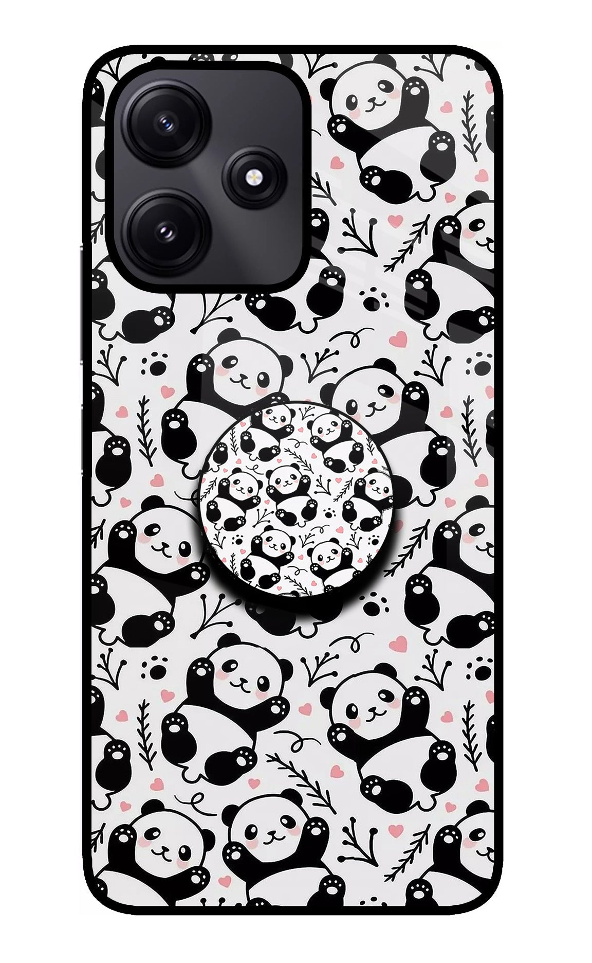 Cute Panda Redmi 12 5G Pop Case