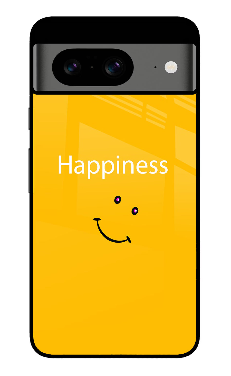 Happiness With Smiley Google Pixel 8 Back Cover, Glass case