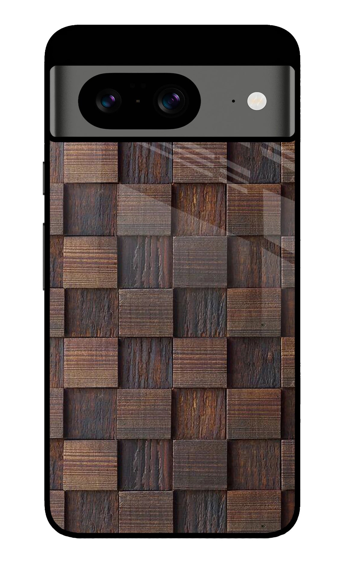 Wooden Cube Design Google Pixel 8 Back Cover