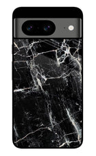 Black Marble Texture Google Pixel 8 Glass Case