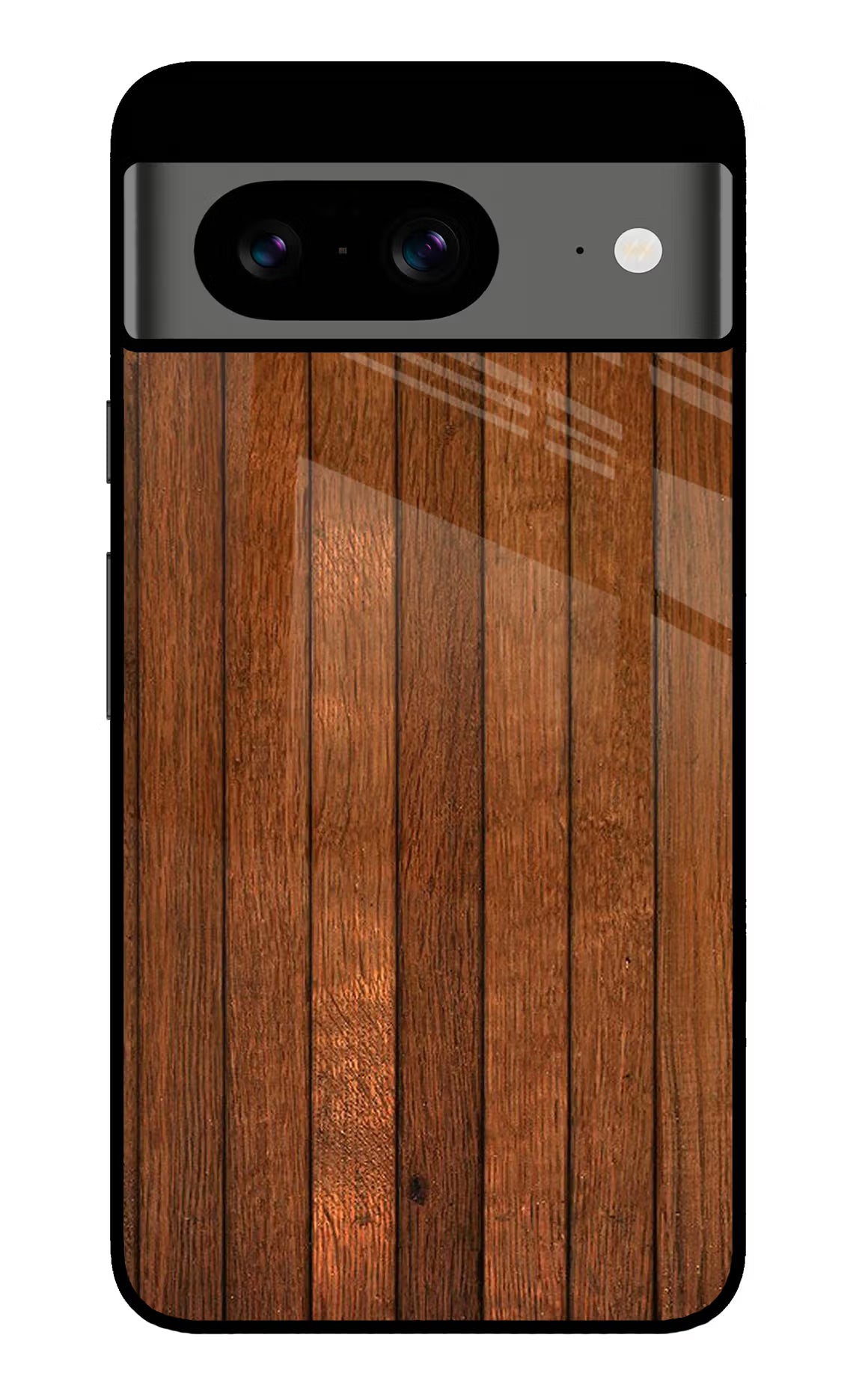 Wooden Artwork Bands Google Pixel 8 Glass Case