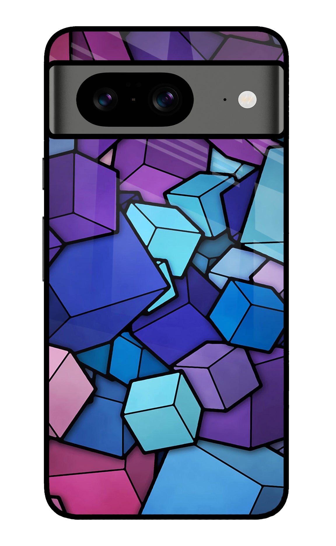 Cubic Abstract Google Pixel 8 Back Cover