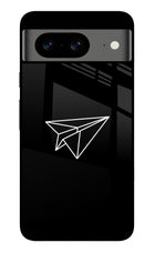 Paper Plane White Google Pixel 8 Glass Case