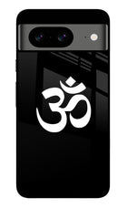 Om Google Pixel 8 Glass Case Back Cover by Casekaro