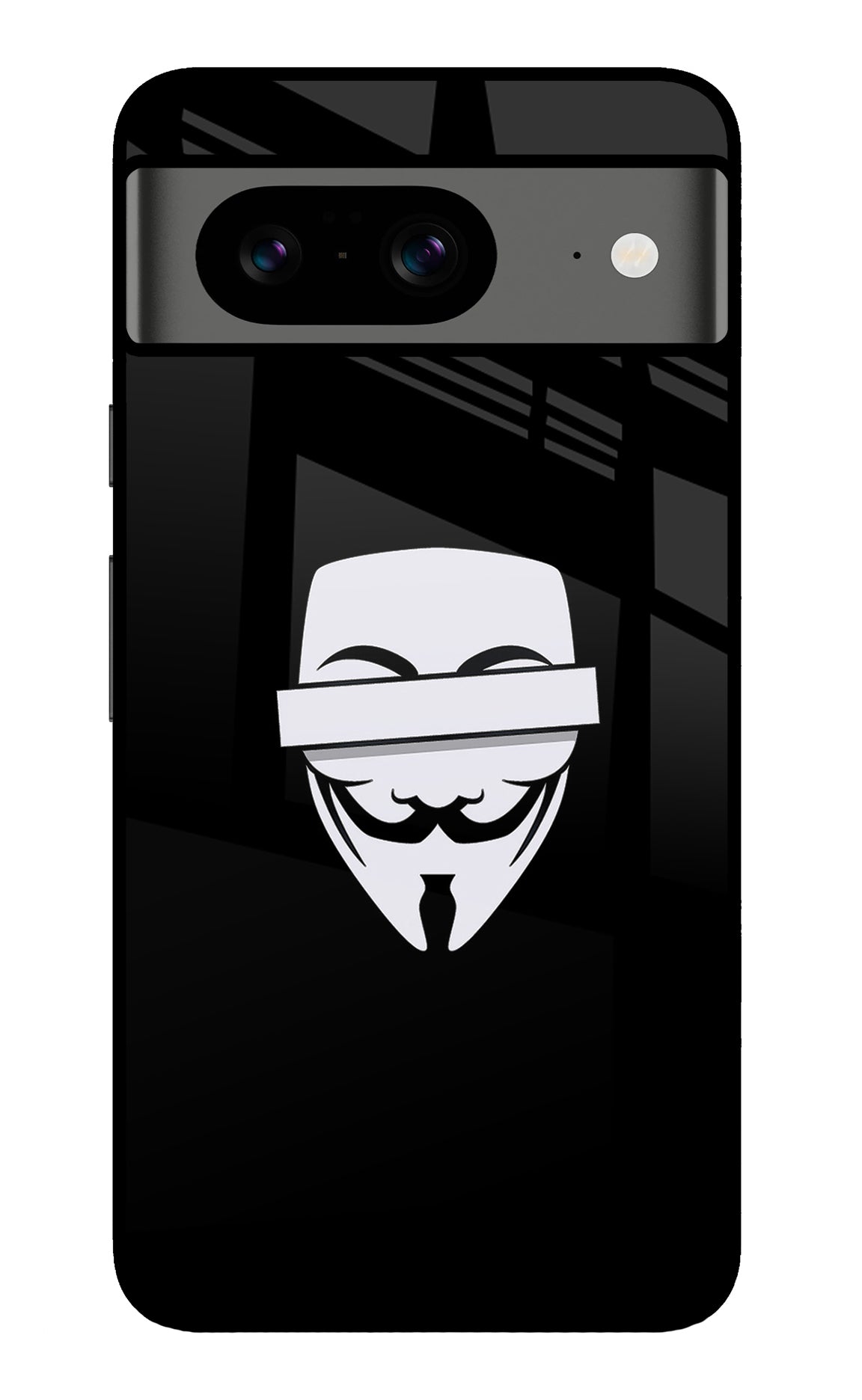 Anonymous Face Google Pixel 8 Glass Case