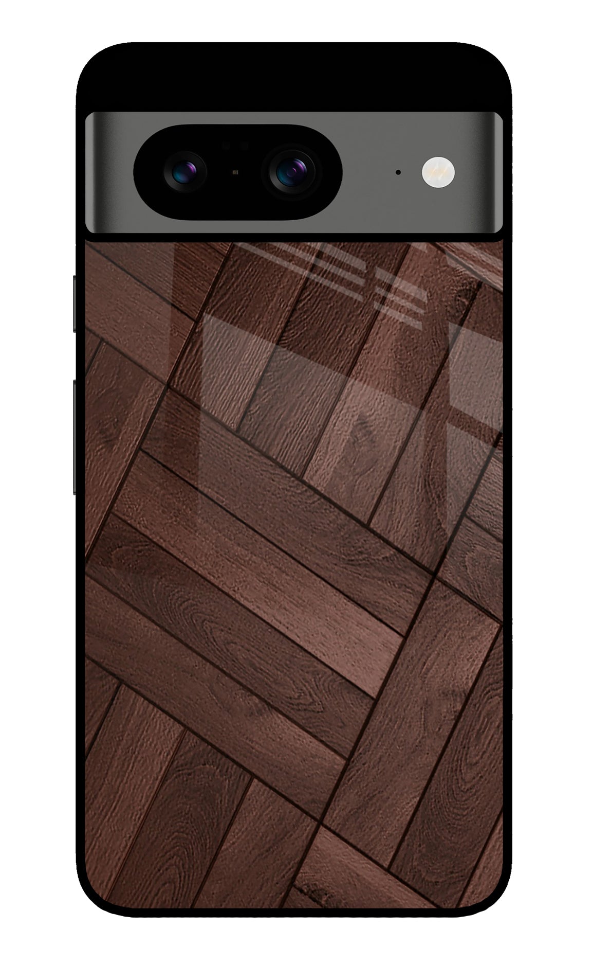 Wooden Texture Design Google Pixel 8 Glass Case