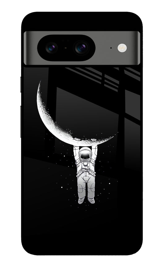 Moon Space Google Pixel 8 Glass Case