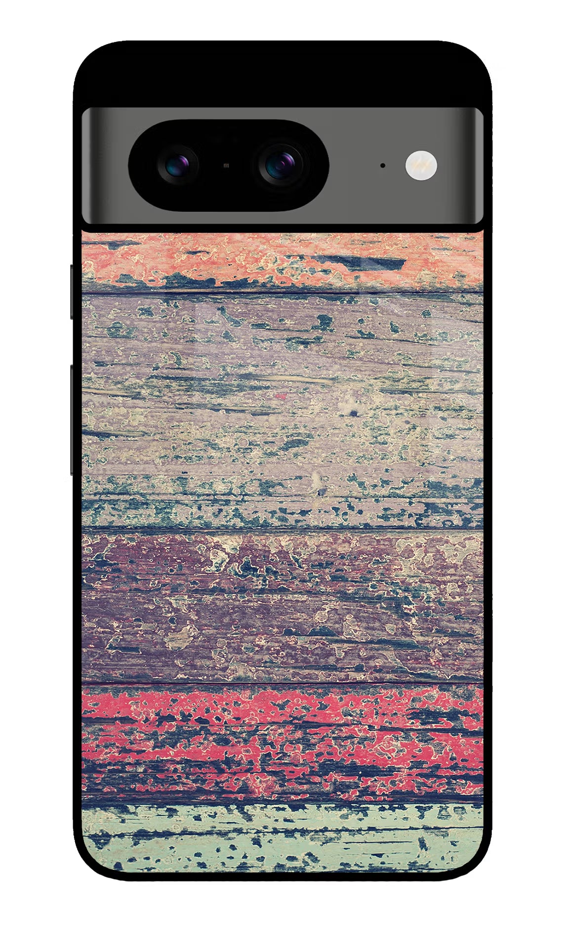 Colourful Wall Google Pixel 8 Glass Case Back Cover by Casekaro