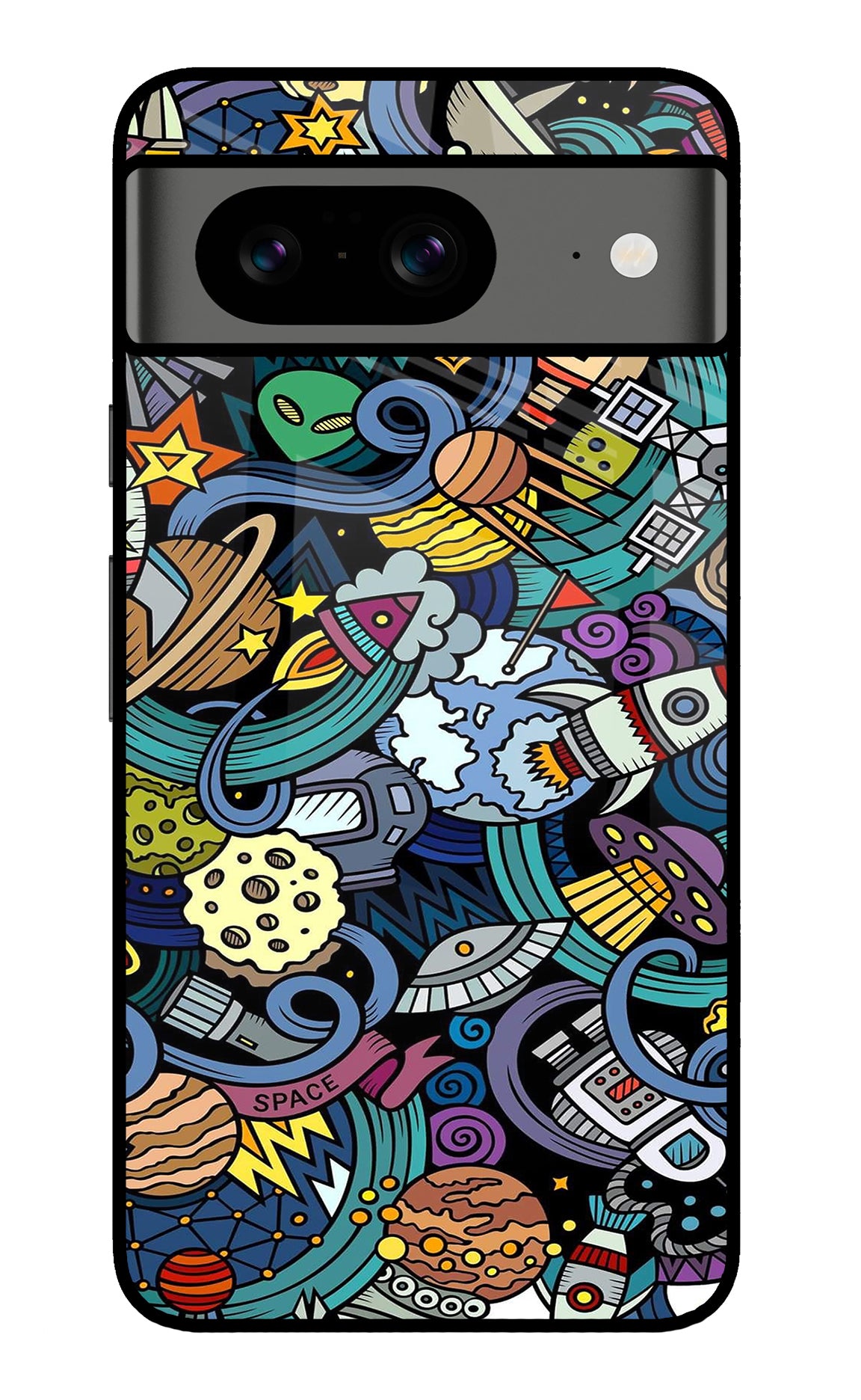 Space Abstract Google Pixel 8 Back Cover