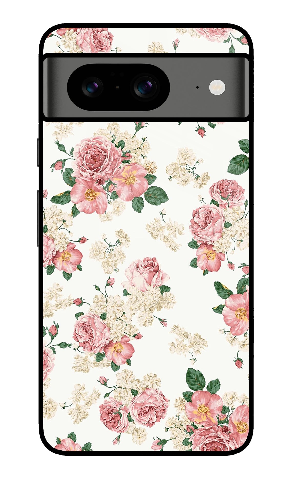 Flowers Google Pixel 8 Glass Case