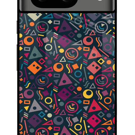 Geometric Abstract Google Pixel 8 Glass Case