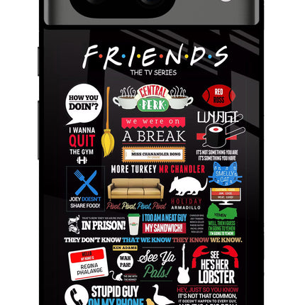 FRIENDS Google Pixel 8 Glass Case