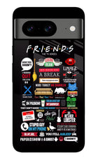 FRIENDS Google Pixel 8 Glass Case