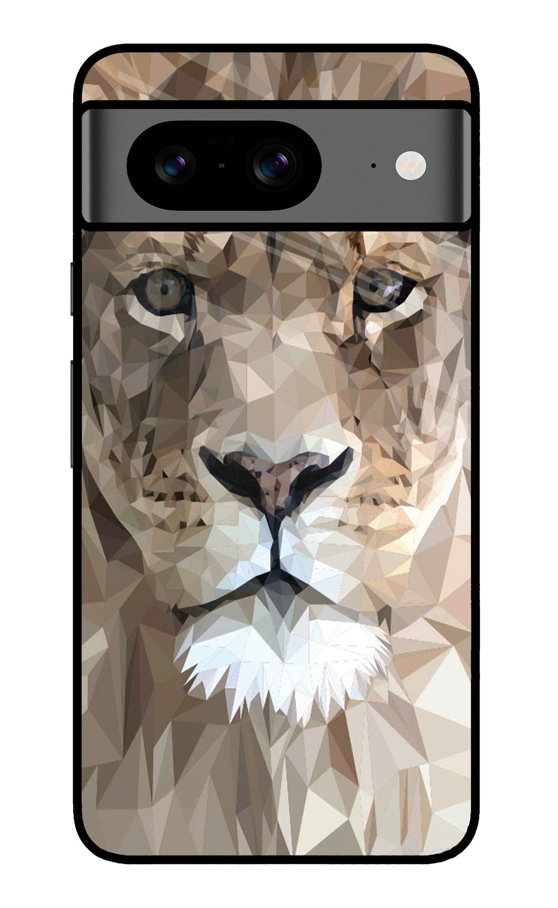 Lion Art Google Pixel 8 Glass Case