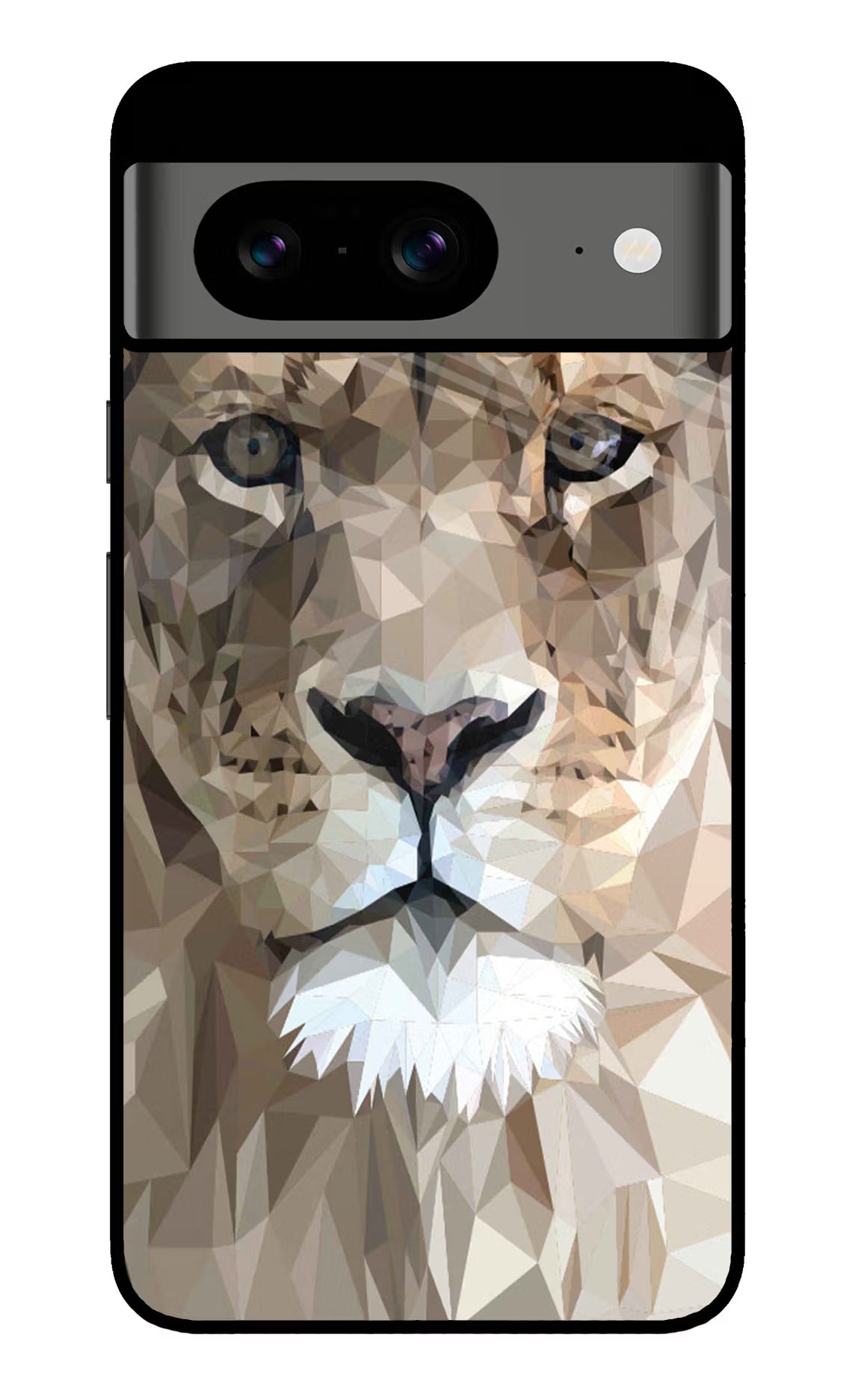 Lion Art Google Pixel 8 Glass Case