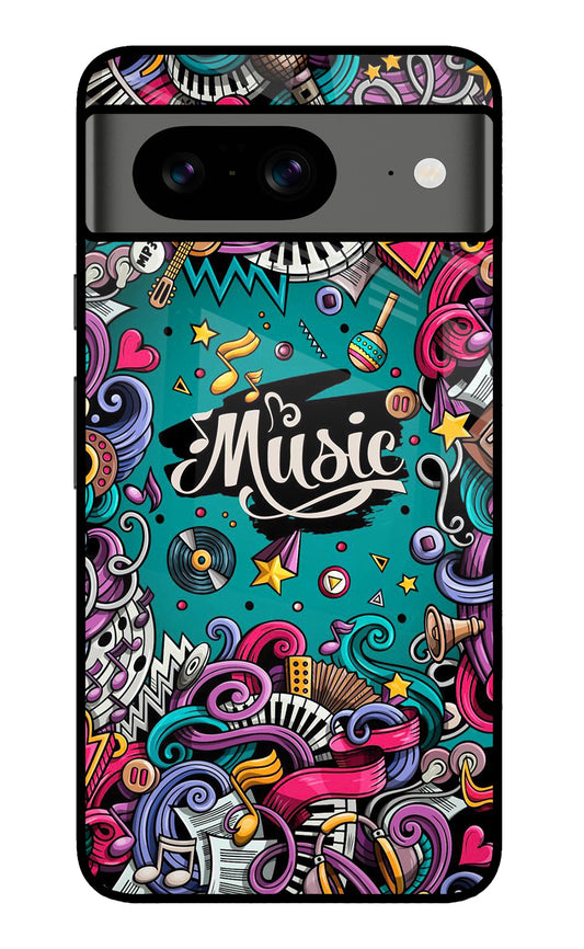 Music Graffiti Google Pixel 8 Glass Case