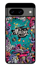 Music Graffiti Google Pixel 8 Glass Case