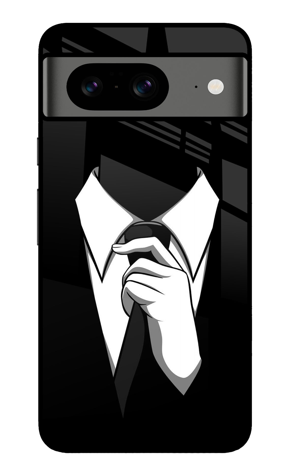 Black Tie Google Pixel 8 Back Cover