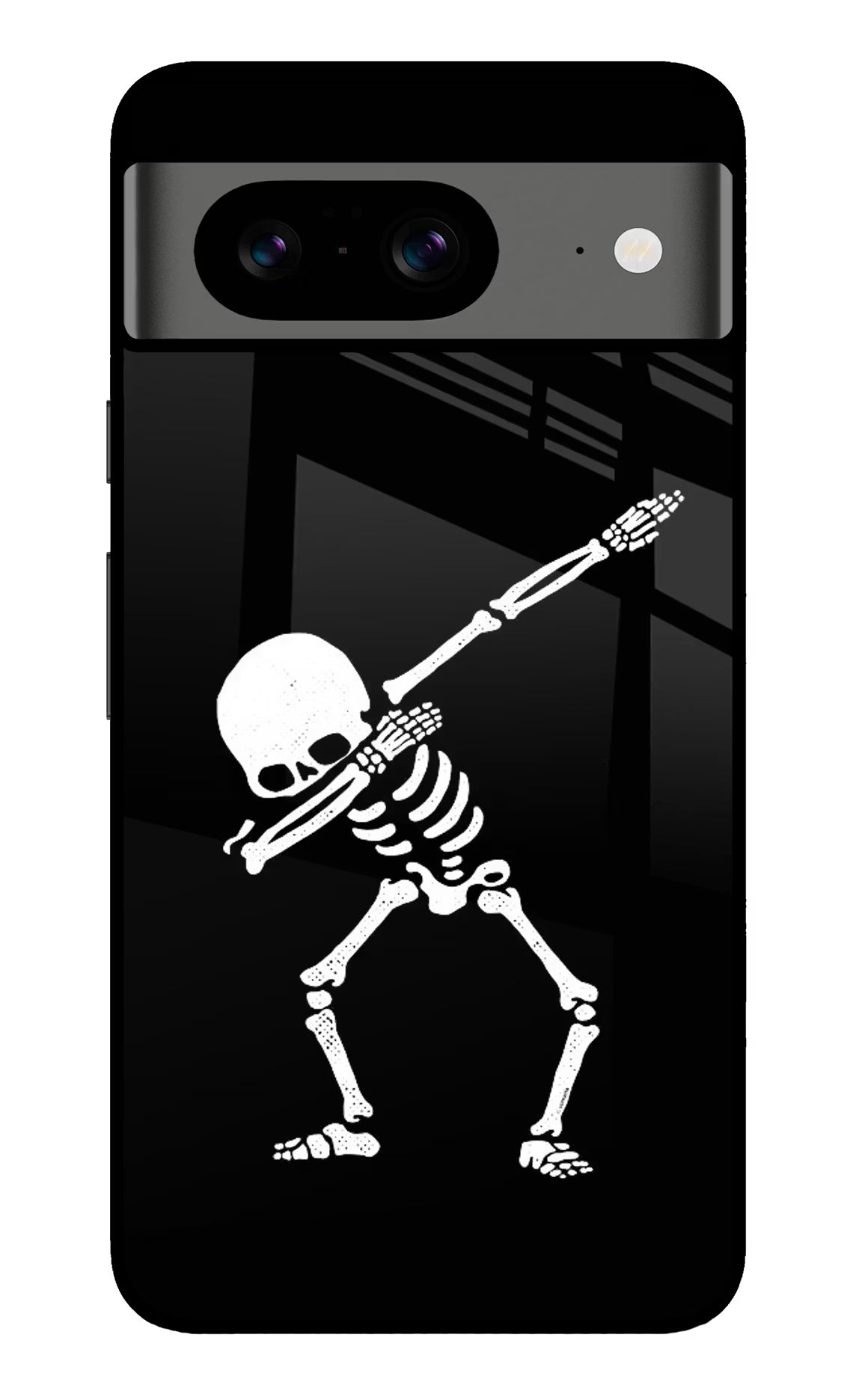 Dabbing Skeleton Art Google Pixel 8 Glass Case