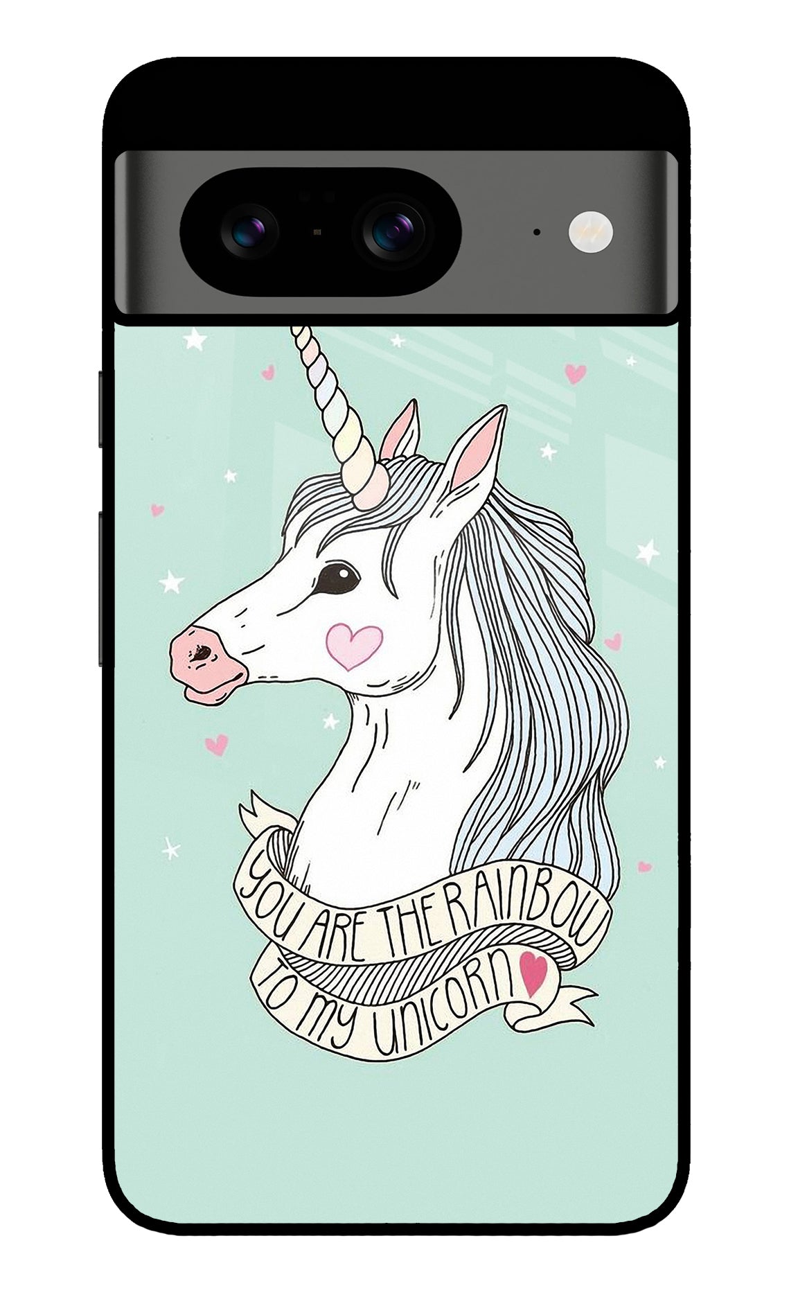 Unicorn Wallpaper Google Pixel 8 Back Cover