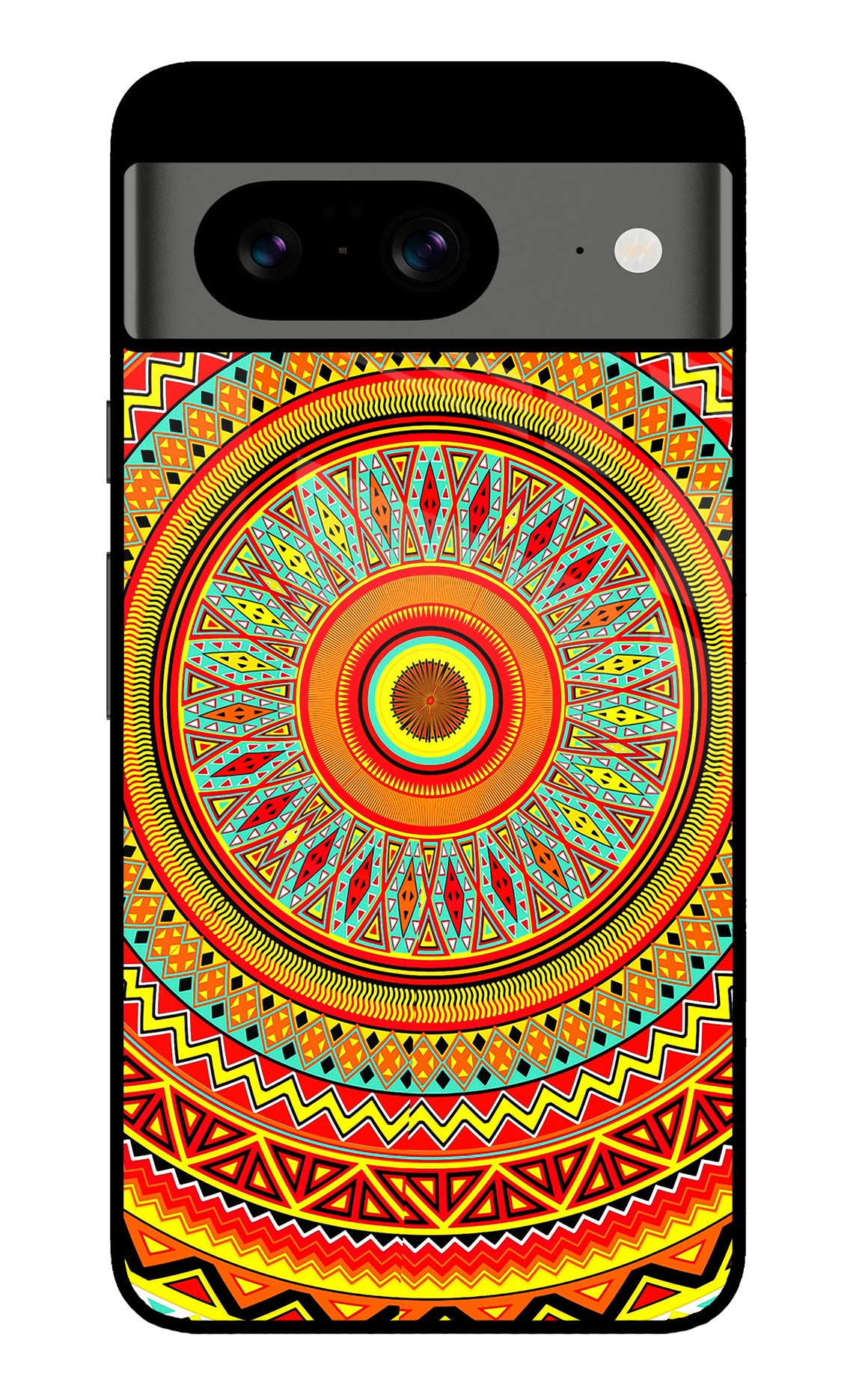 Mandala Pattern Google Pixel 8 Back Cover