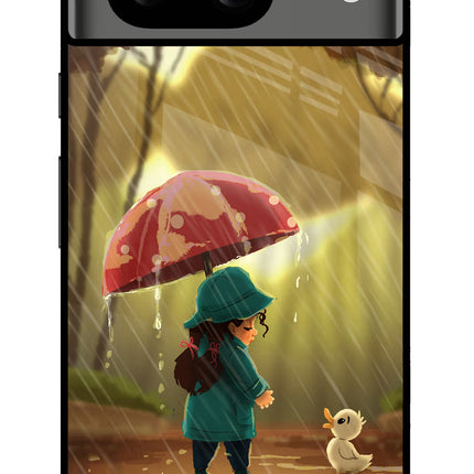 Rainy Day Google Pixel 8 Glass Case