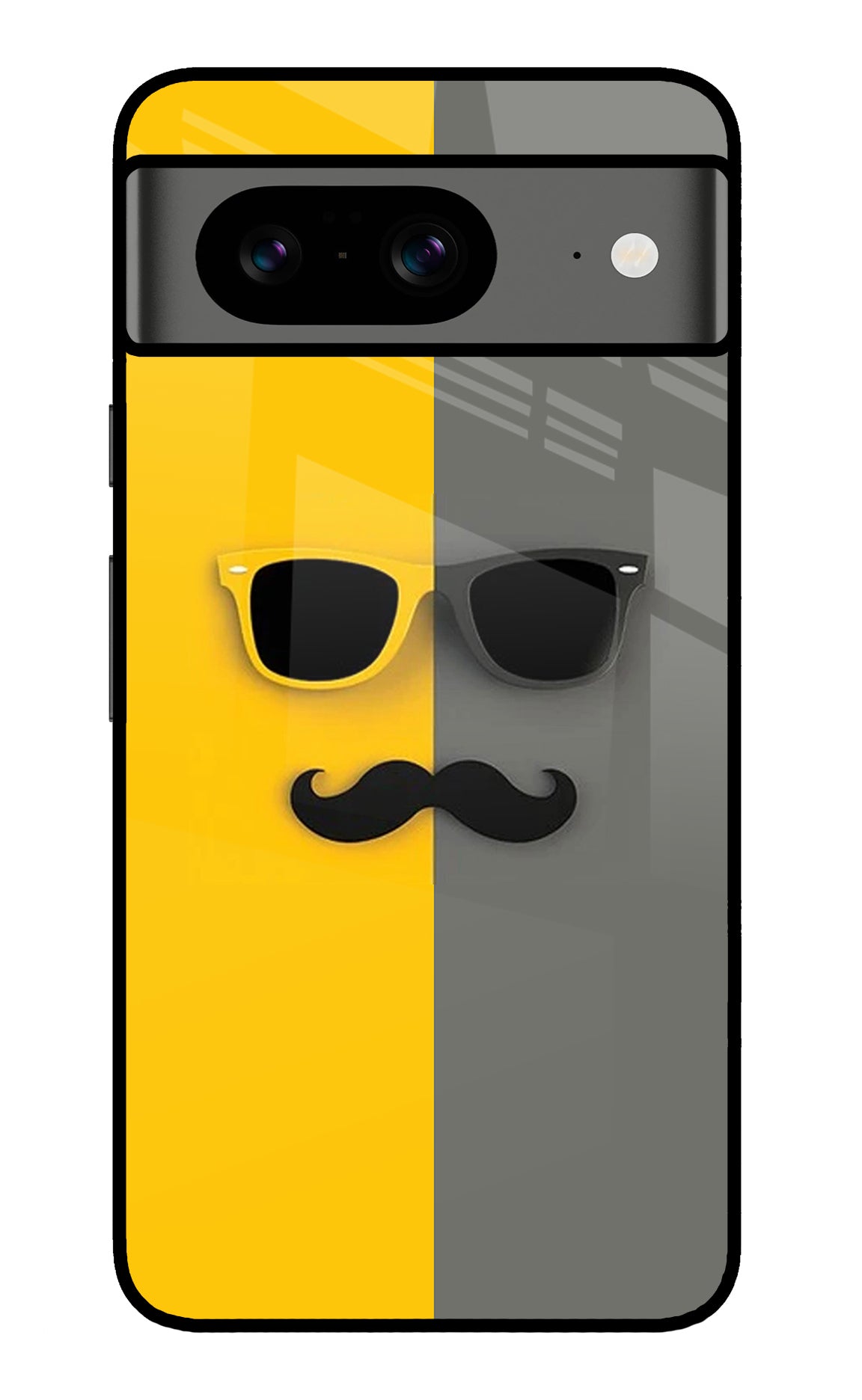 Sunglasses with Mustache Google Pixel 8 Back Cover