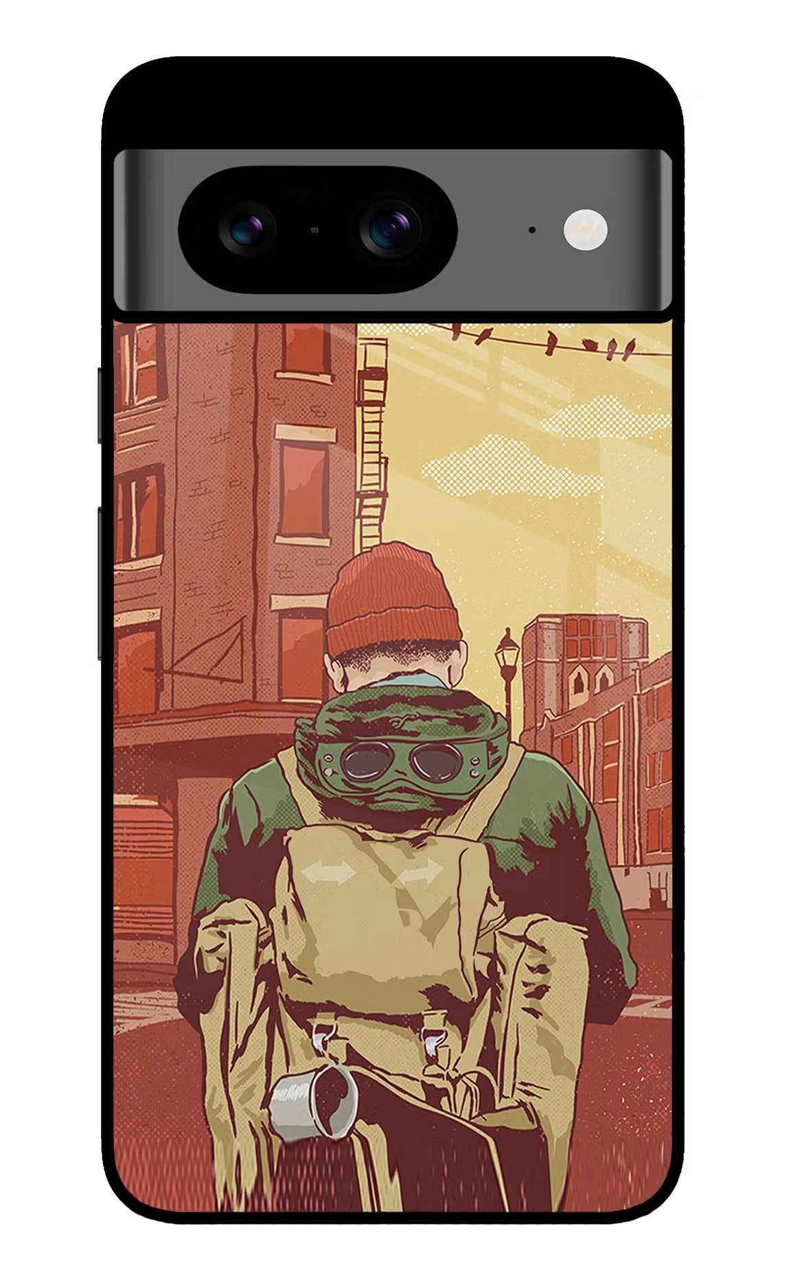 Adventurous Google Pixel 8 Glass Case Back Cover by Casekaro