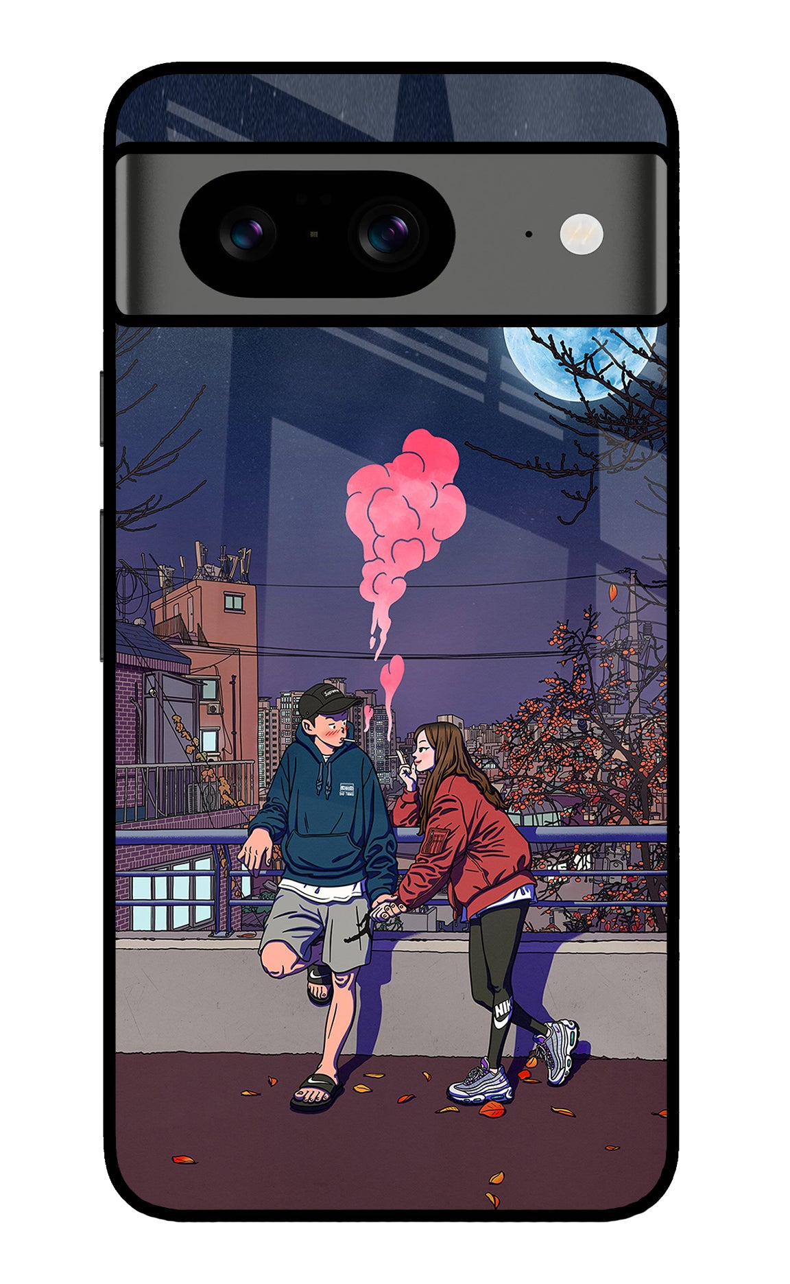 Chilling Couple Google Pixel 8 Back Cover