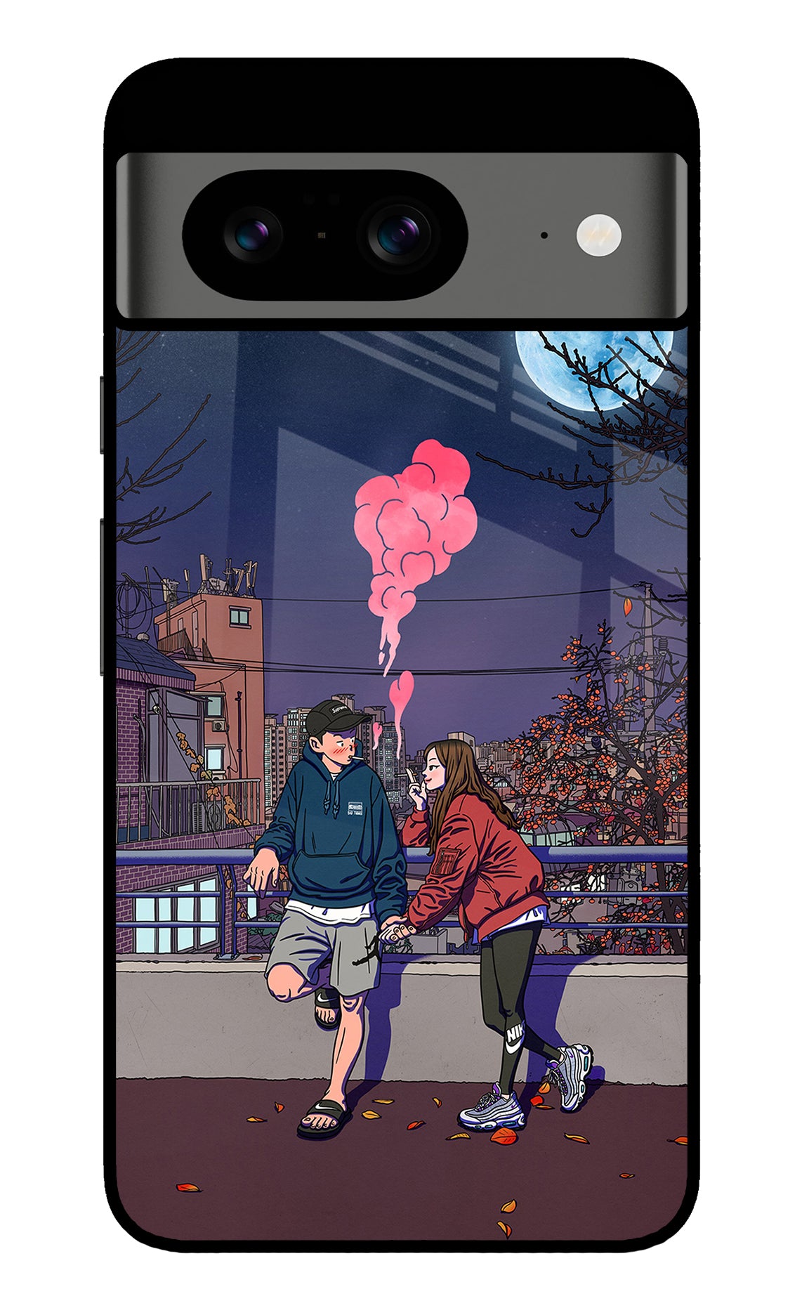 Chilling Couple Google Pixel 8 Back Cover