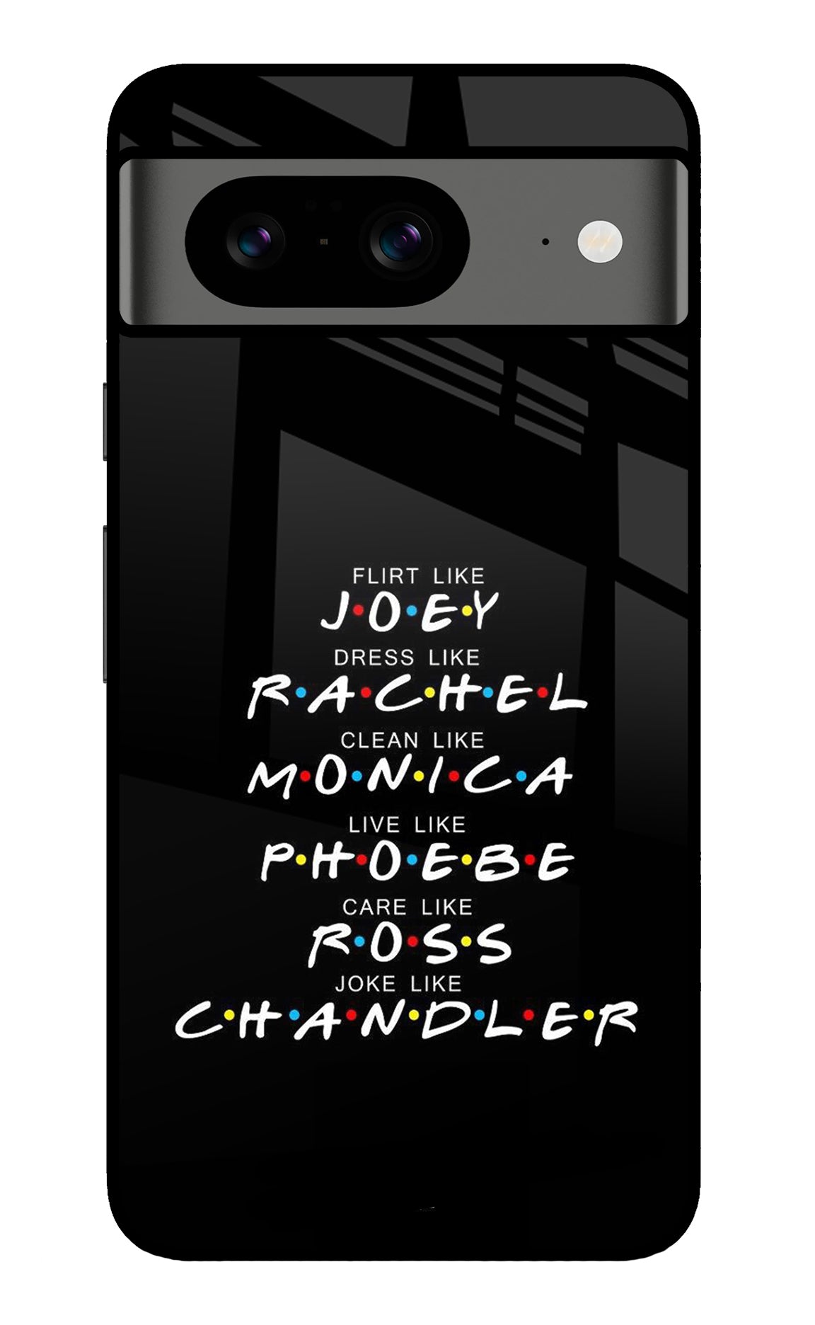 FRIENDS Character Google Pixel 8 Back Cover