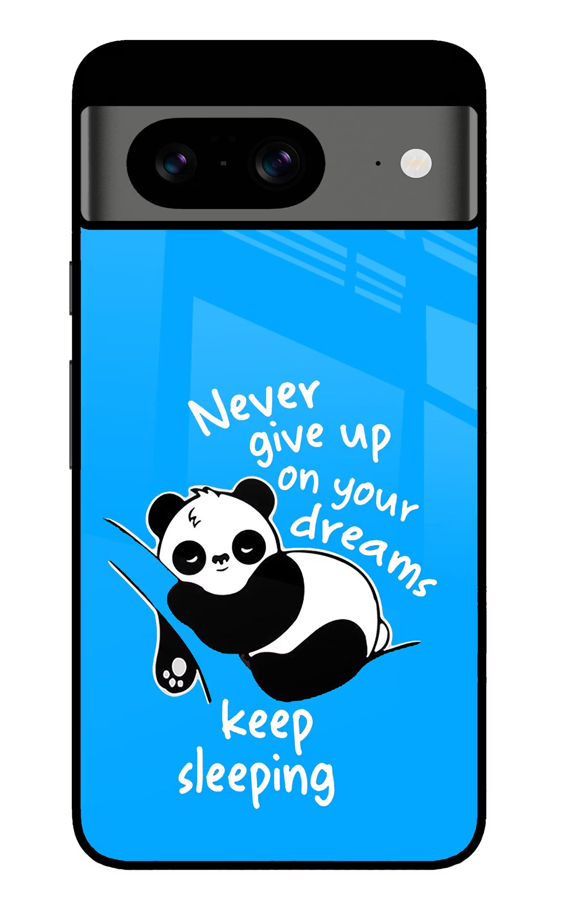 Keep Sleeping Google Pixel 8 Glass Case Back Cover by Casekaro