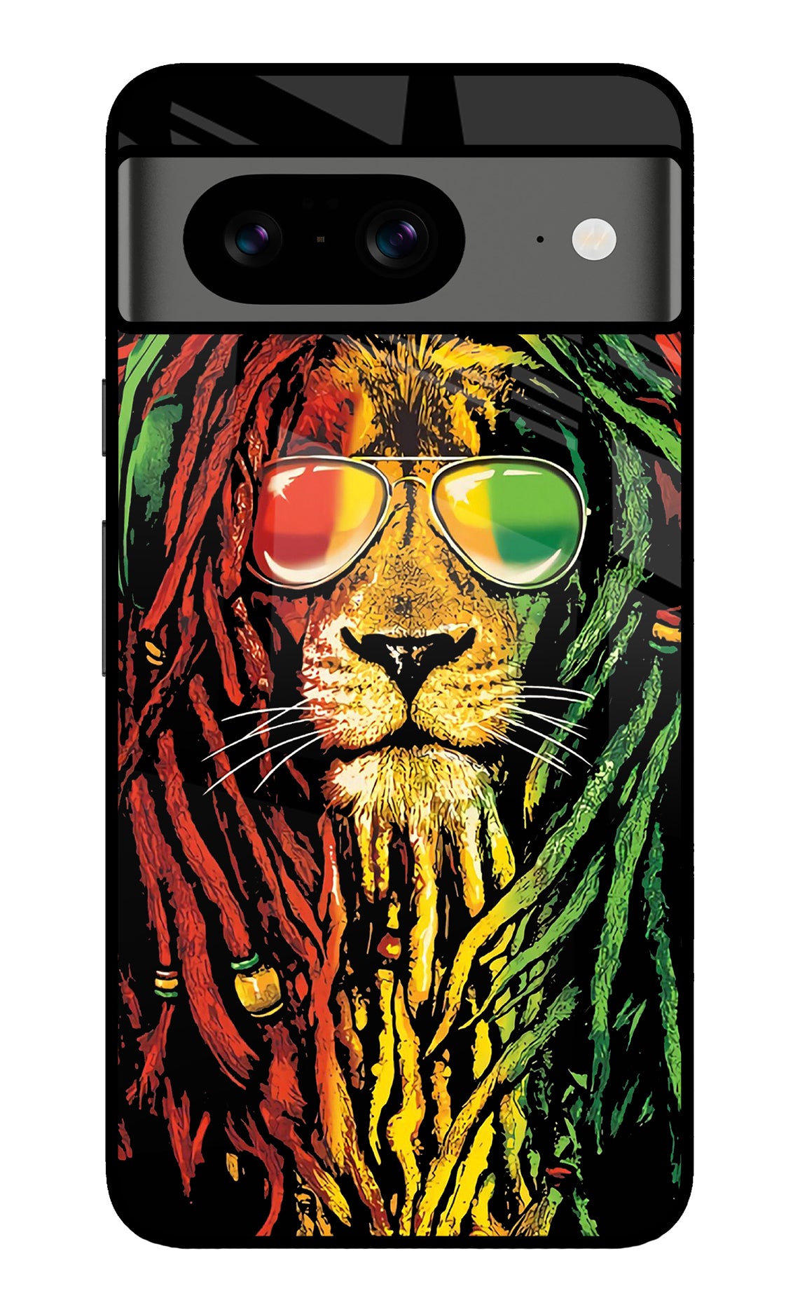 Rasta Lion Google Pixel 8 Back Cover