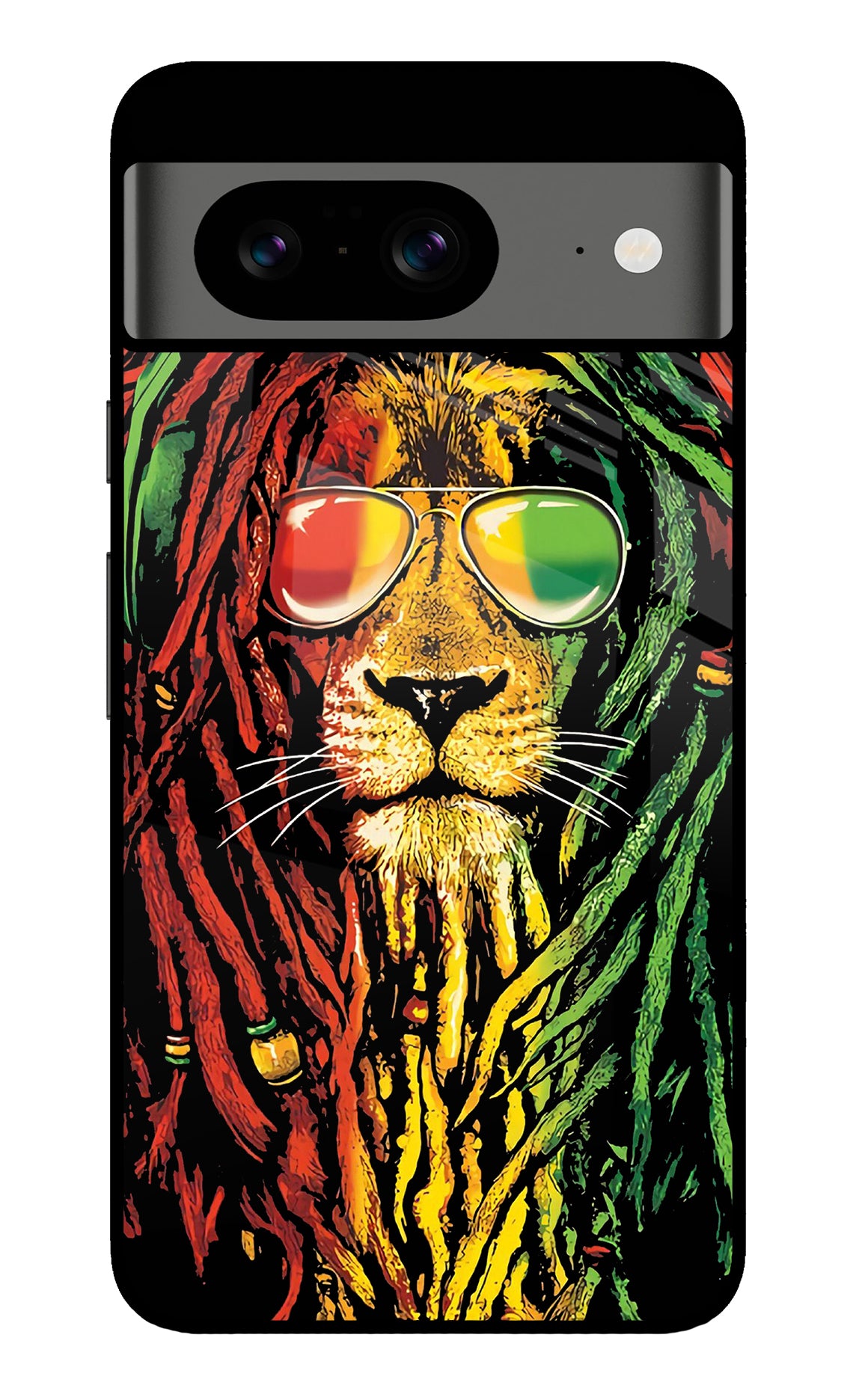 Rasta Lion Google Pixel 8 Back Cover