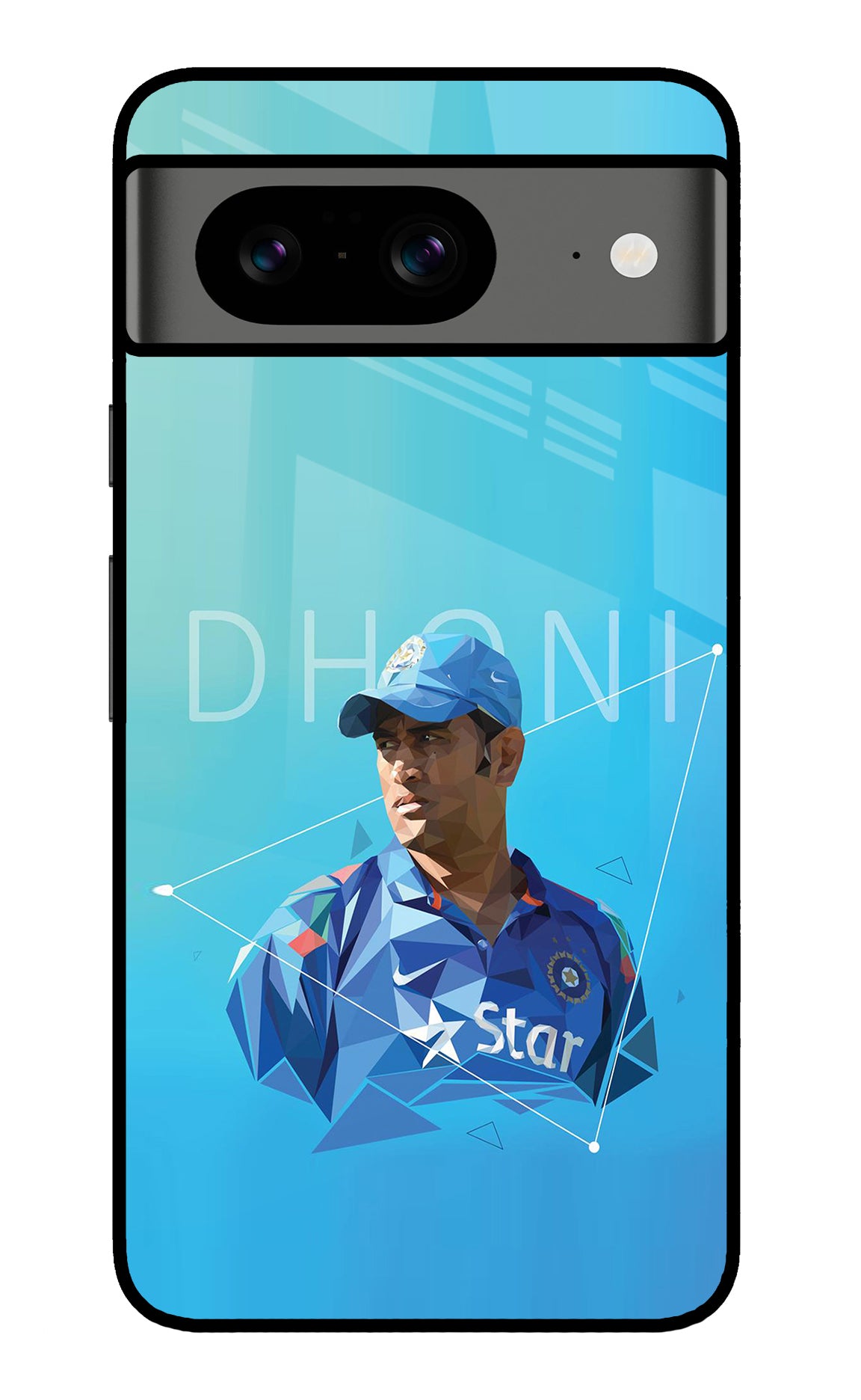 Dhoni Artwork Google Pixel 8 Back Cover