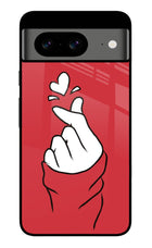 Korean Love Sign Google Pixel 8 Glass Case