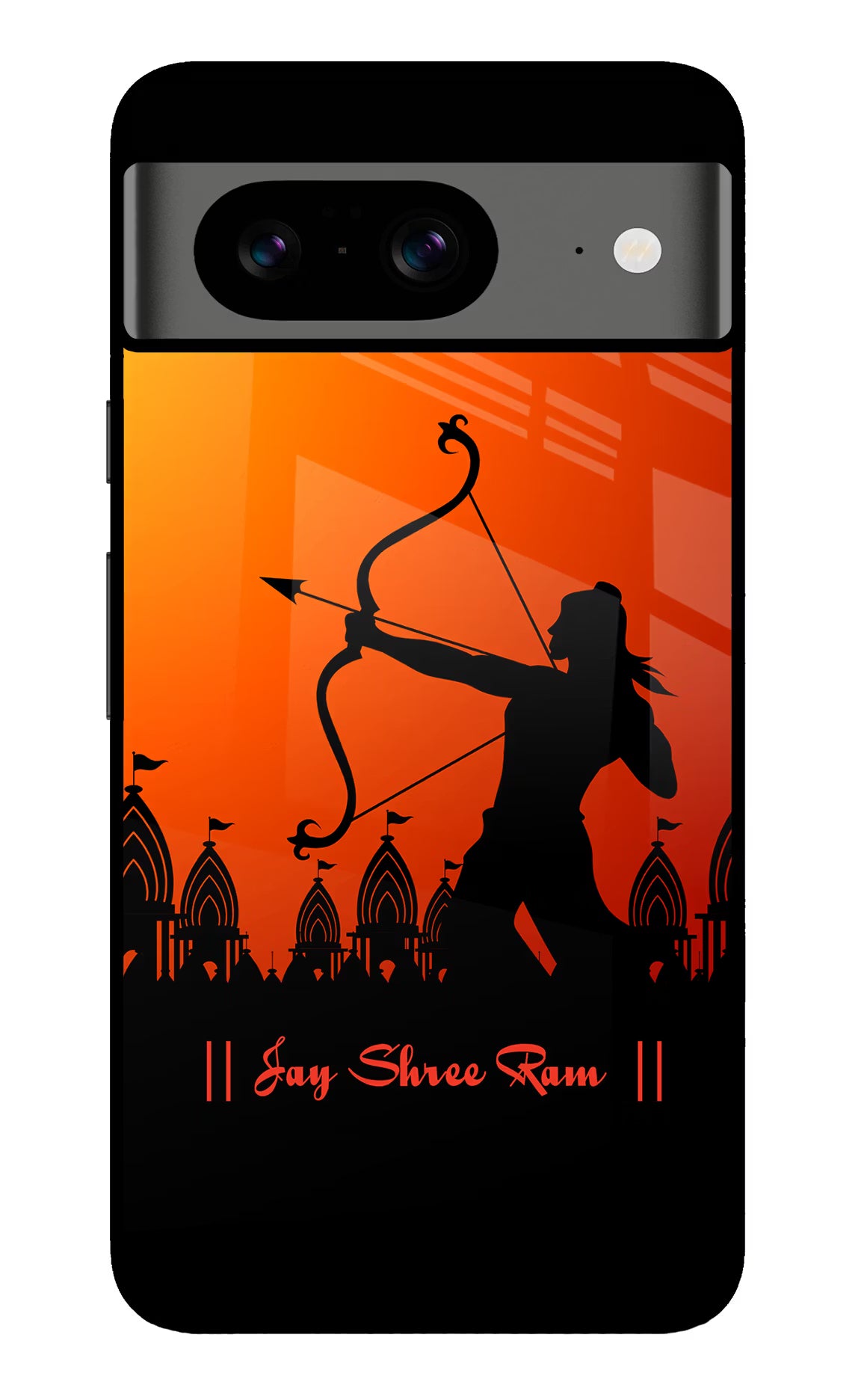 Lord Ram - 4 Google Pixel 8 Glass Case Back Cover by Casekaro