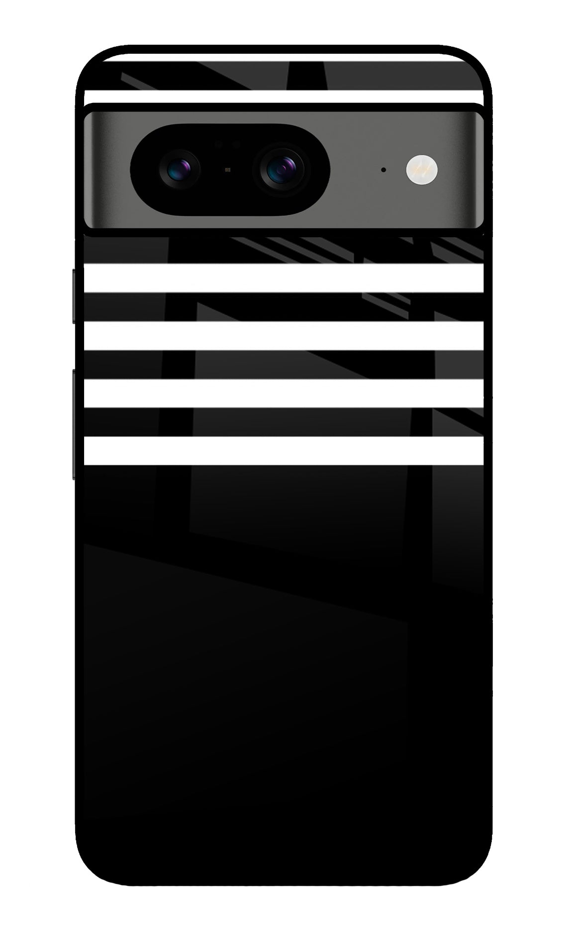 Black and White Print Google Pixel 8 Back Cover