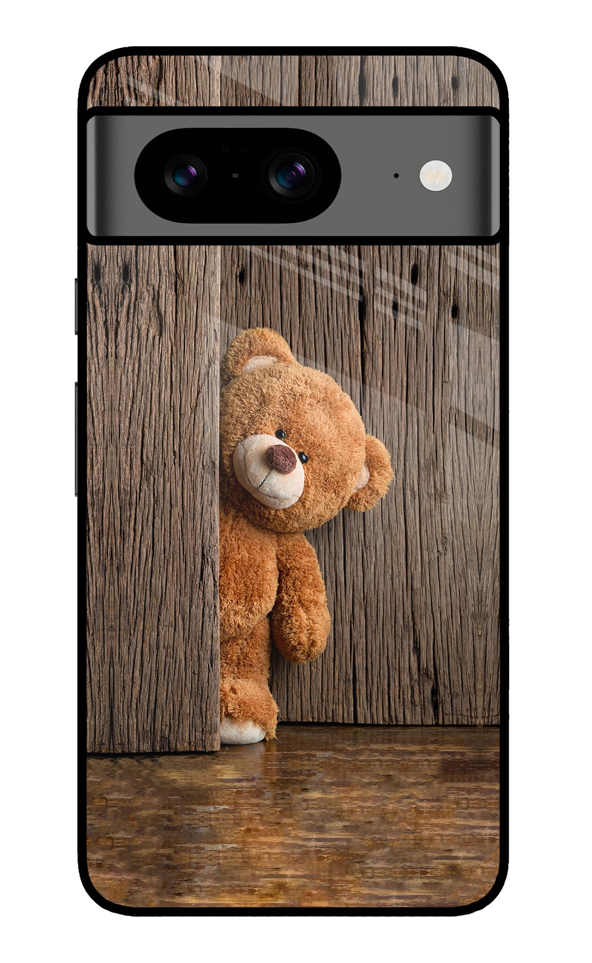 Teddy Wooden Google Pixel 8 Back Cover