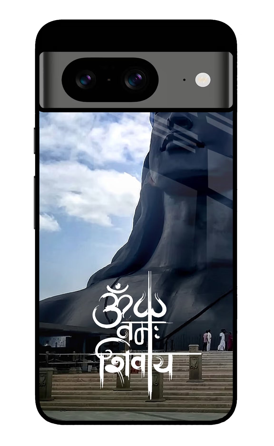 Om Namah Shivay Google Pixel 8 Glass Case Back Cover by Casekaro