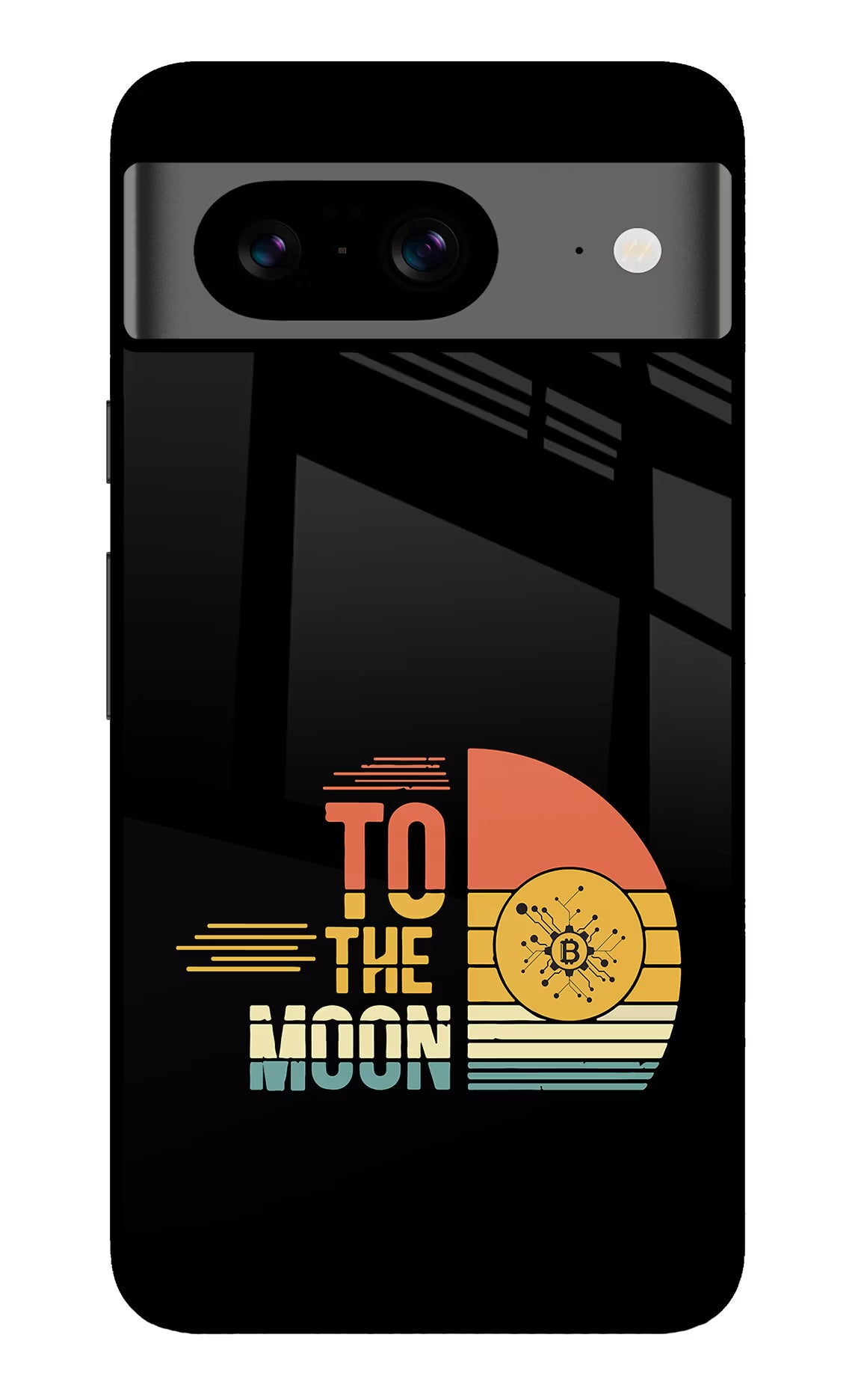 To the Moon Google Pixel 8 Glass Case