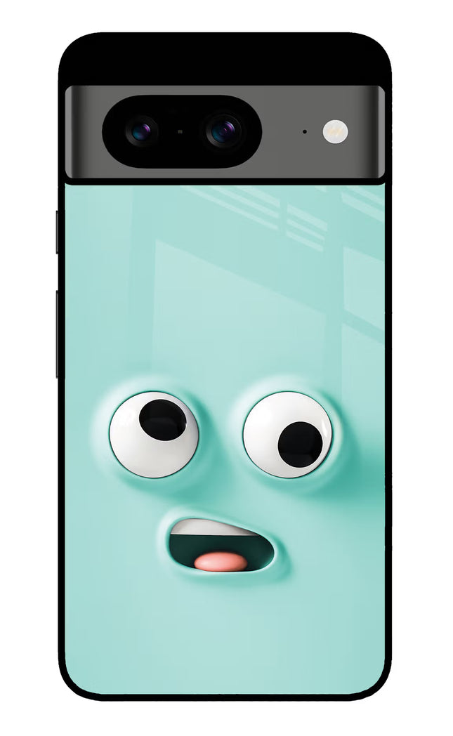 Funny Cartoon Google Pixel 8 Glass Case