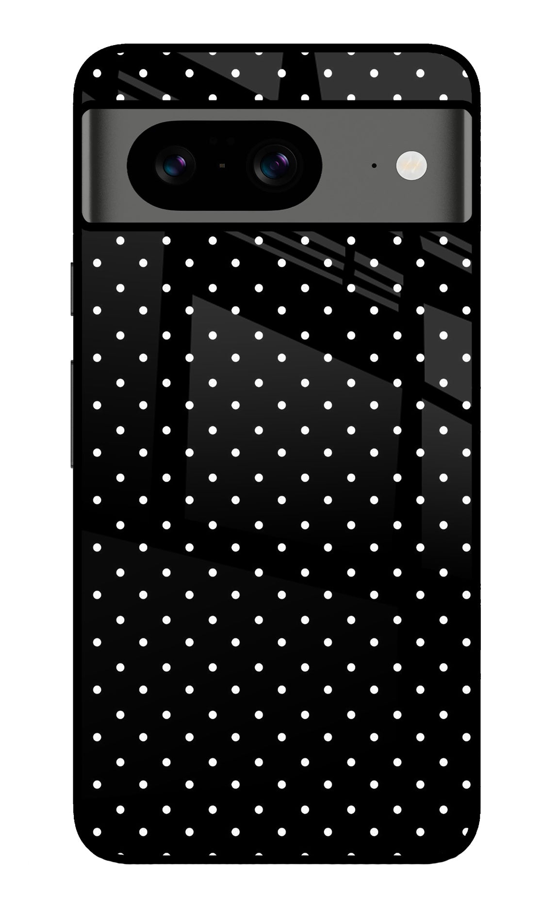 White Dots Google Pixel 8 Back Cover