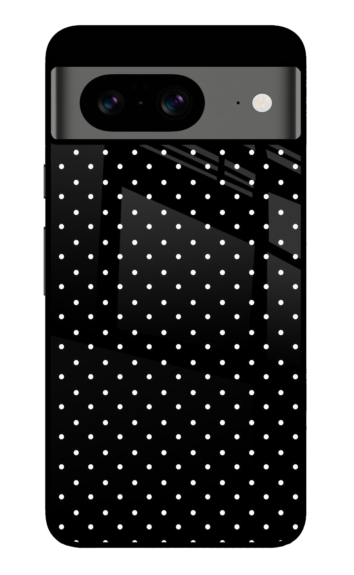 White Dots Google Pixel 8 Back Cover