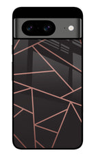 Geometric Pattern Google Pixel 8 Glass Case