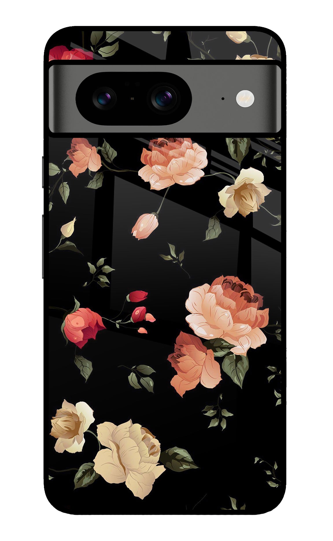 Flowers Google Pixel 8 Glass Case